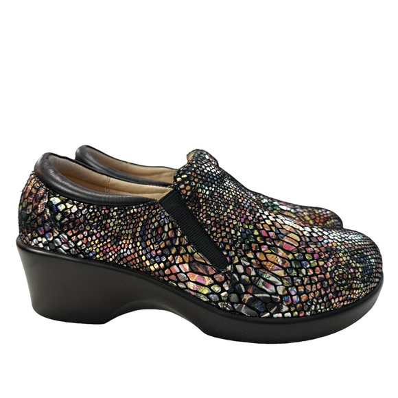 Alegria Eryn Show Stopper Wedge Clogs Size 38/ US 8-8.5 - Picture 2 of 16